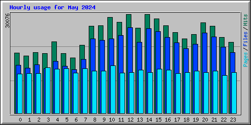 Hourly usage for May 2024